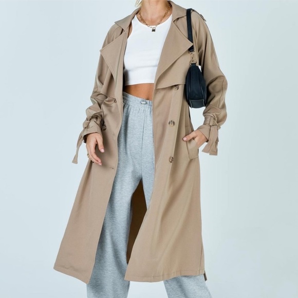Princess Polly Jackets & Blazers - Princess Polly Cassie Trench